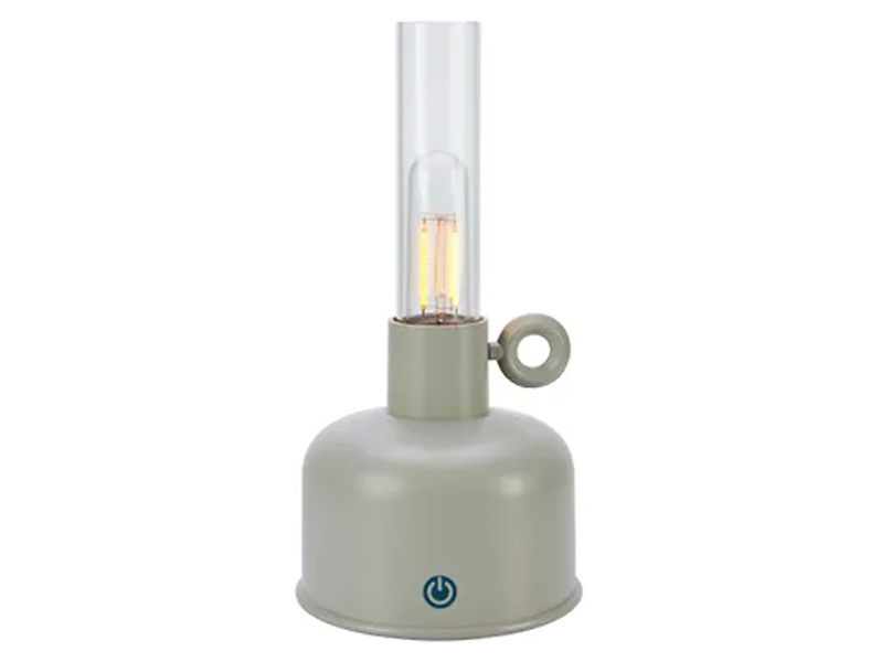 Lampa stołowa Astrid LED ze ściemniaczem szara