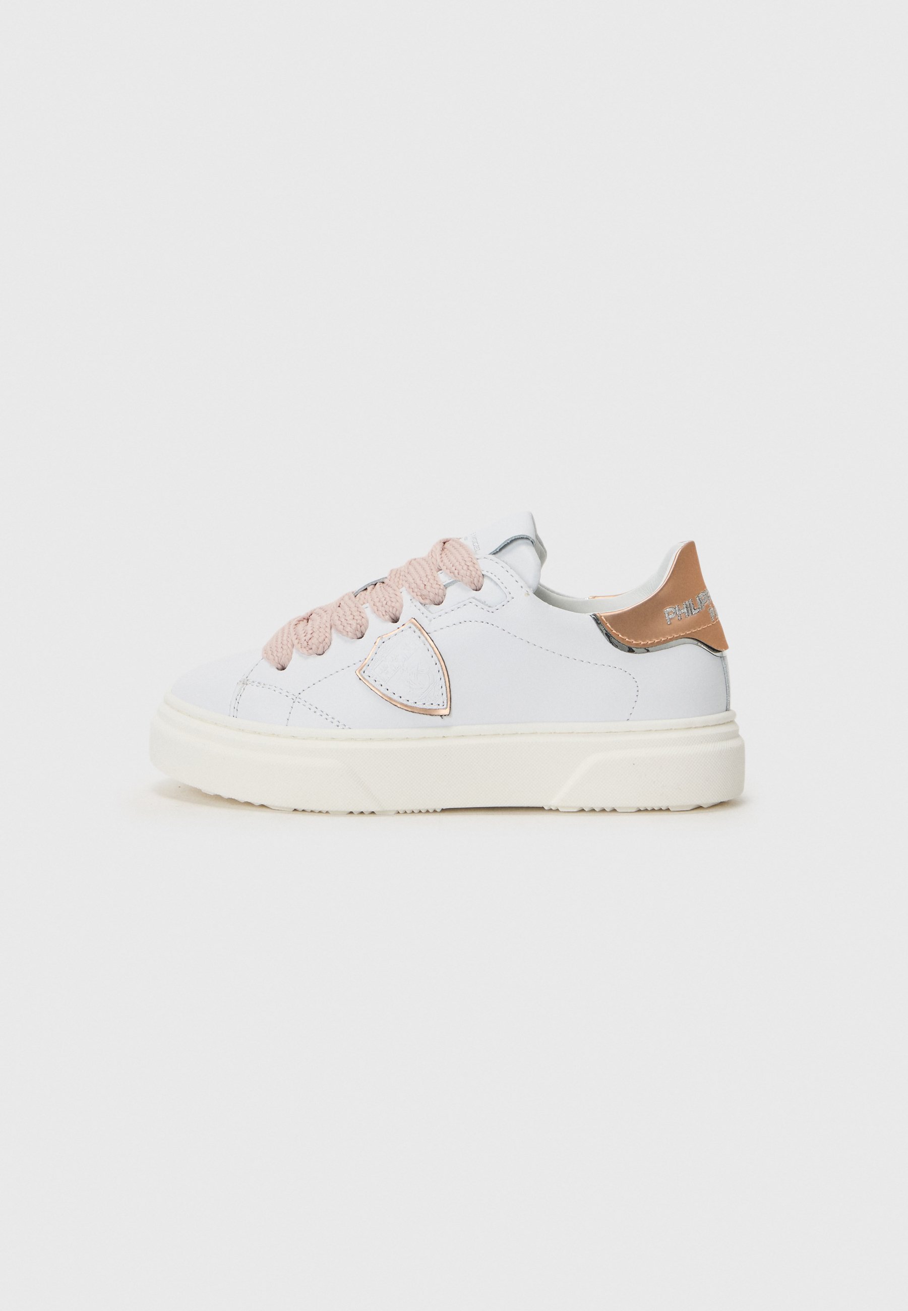 Philippe Modell Sneaker - weiß/altrosa/silberfarben