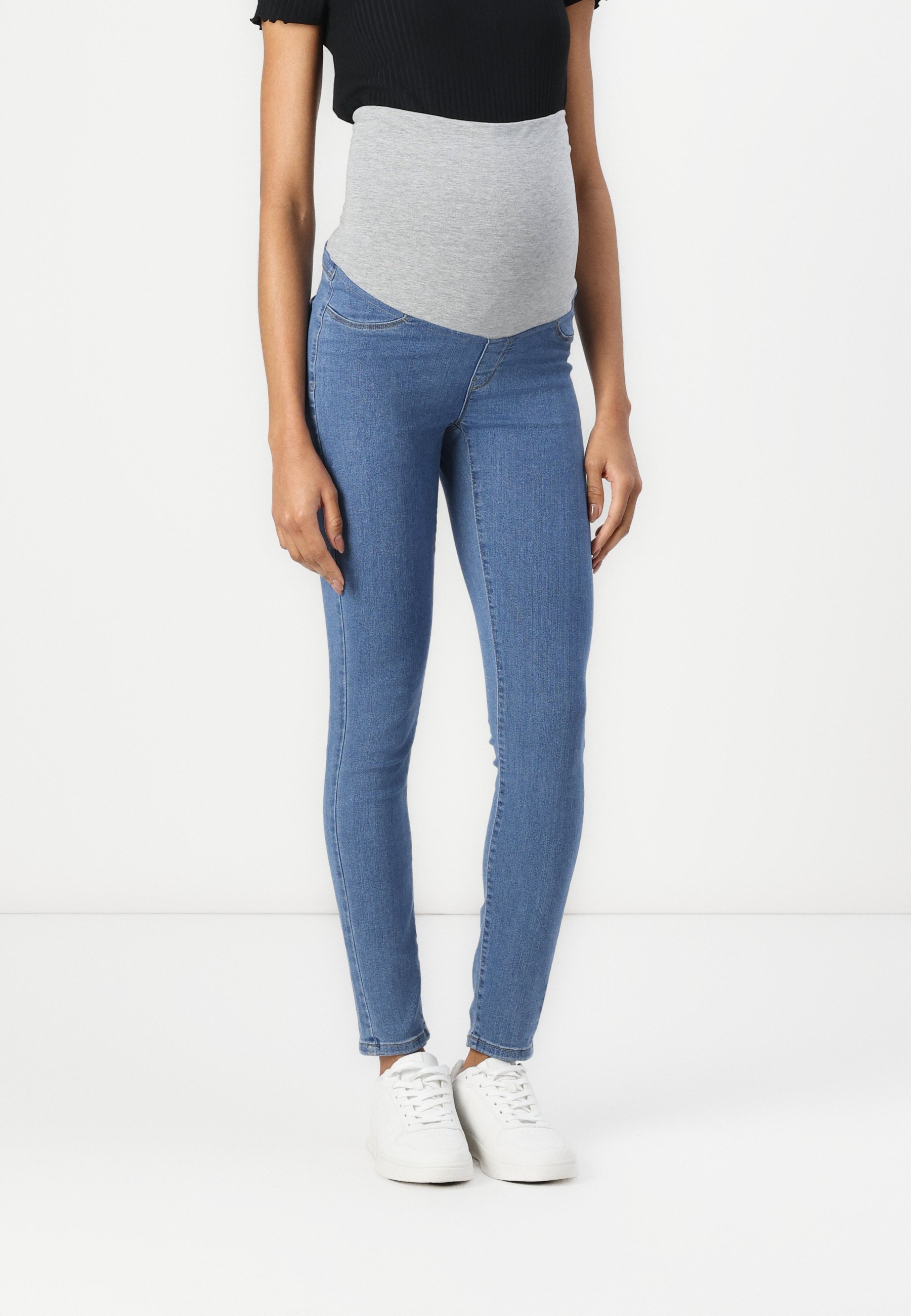 ONLY MATERNITY OLMRAIN LIFE - Skinny Fit jeans - medium blauw