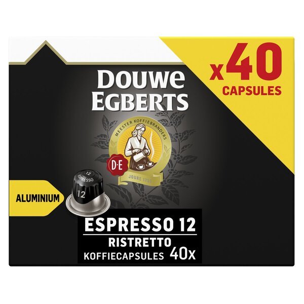 Kávové kapsuly Douwe Egberts Espresso Ristretto<br>40 kusov