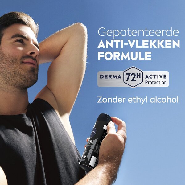 NIVEA Men Black & White Invisible Original antiperspirantas, 150 ml