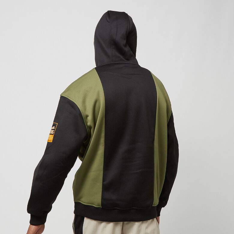 College Block Mesh Hoodie