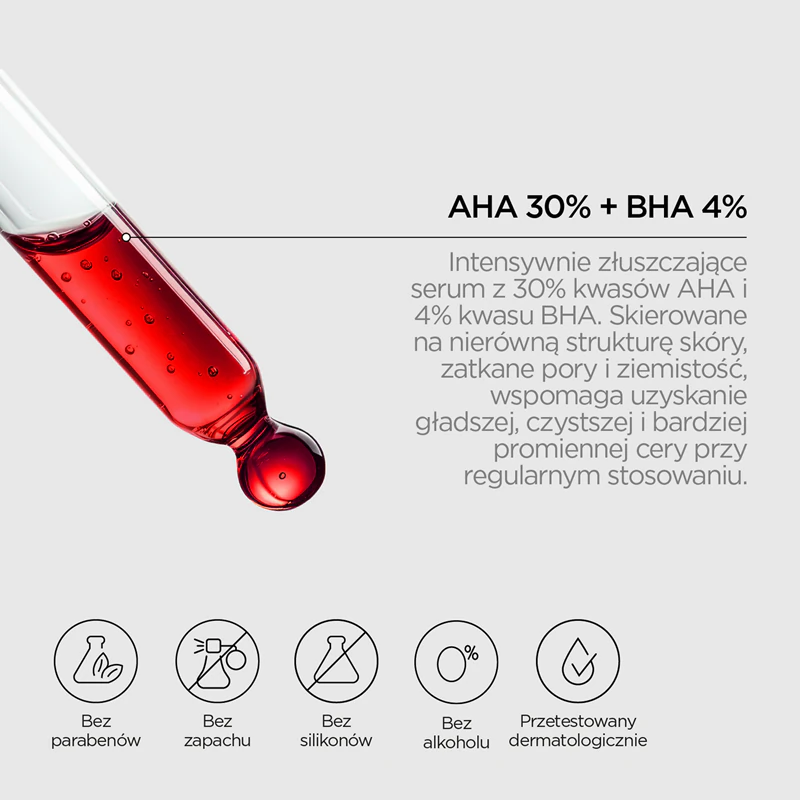 Revox B77 JUST AHA 30% + BHA 4% gladmakend en exfoliërend serum voor huidvernieuwing