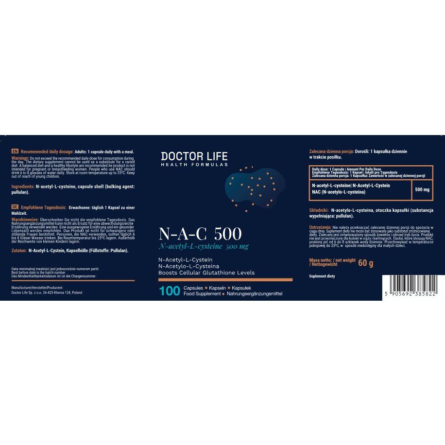 Doktorliv NAC 500