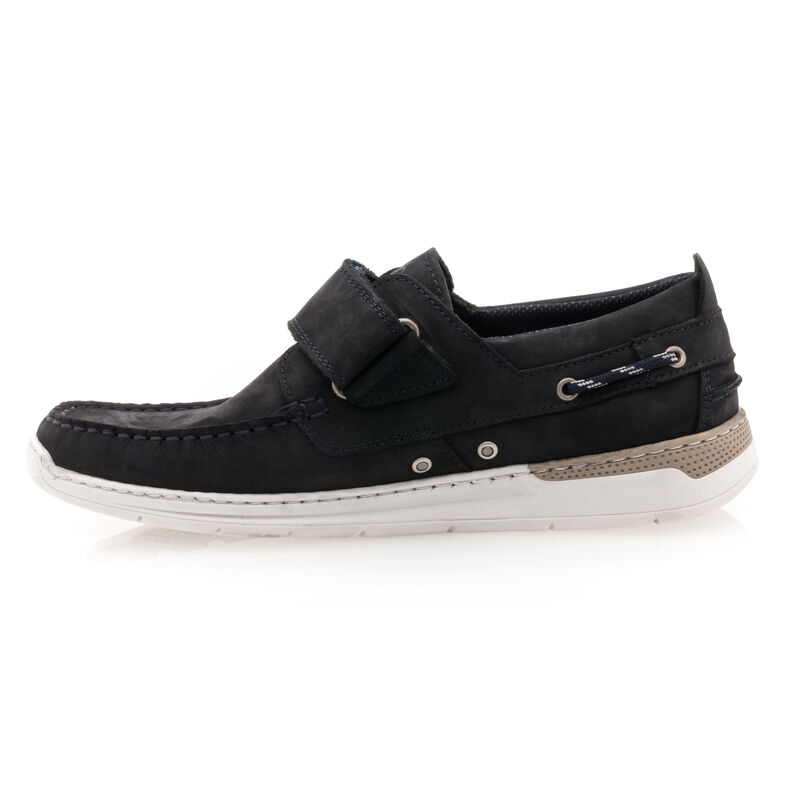 Blauwe loafers/bootschoenen voor heren