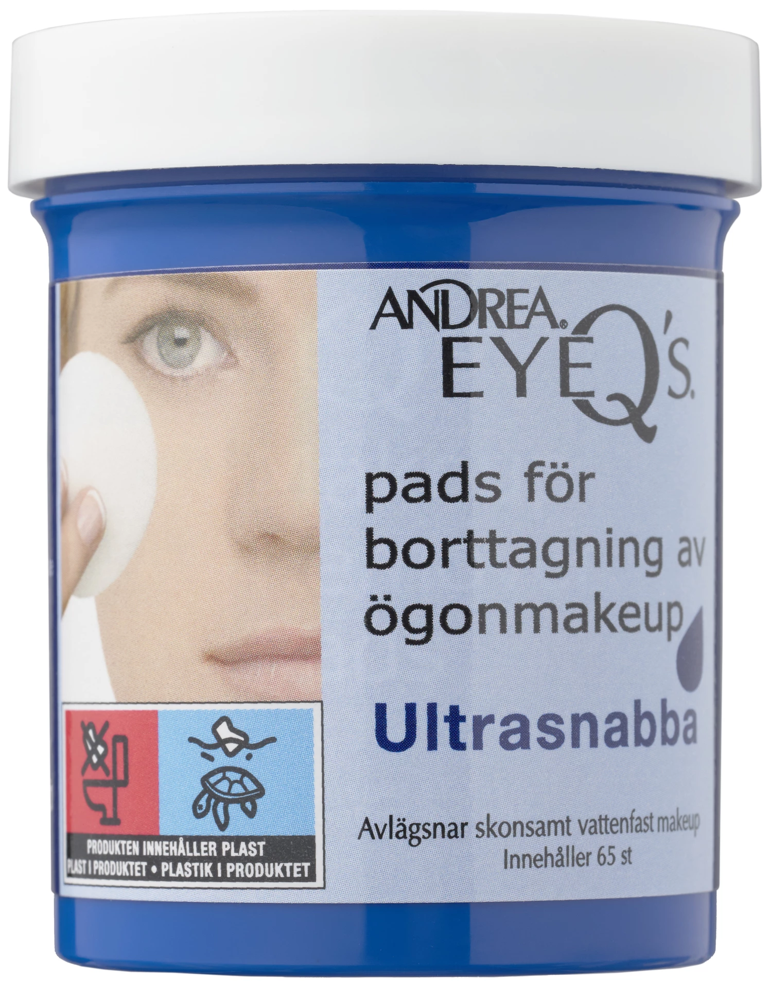 Eye-Q´s Remover Ultra brzi jastučići 65 kom - Andrea