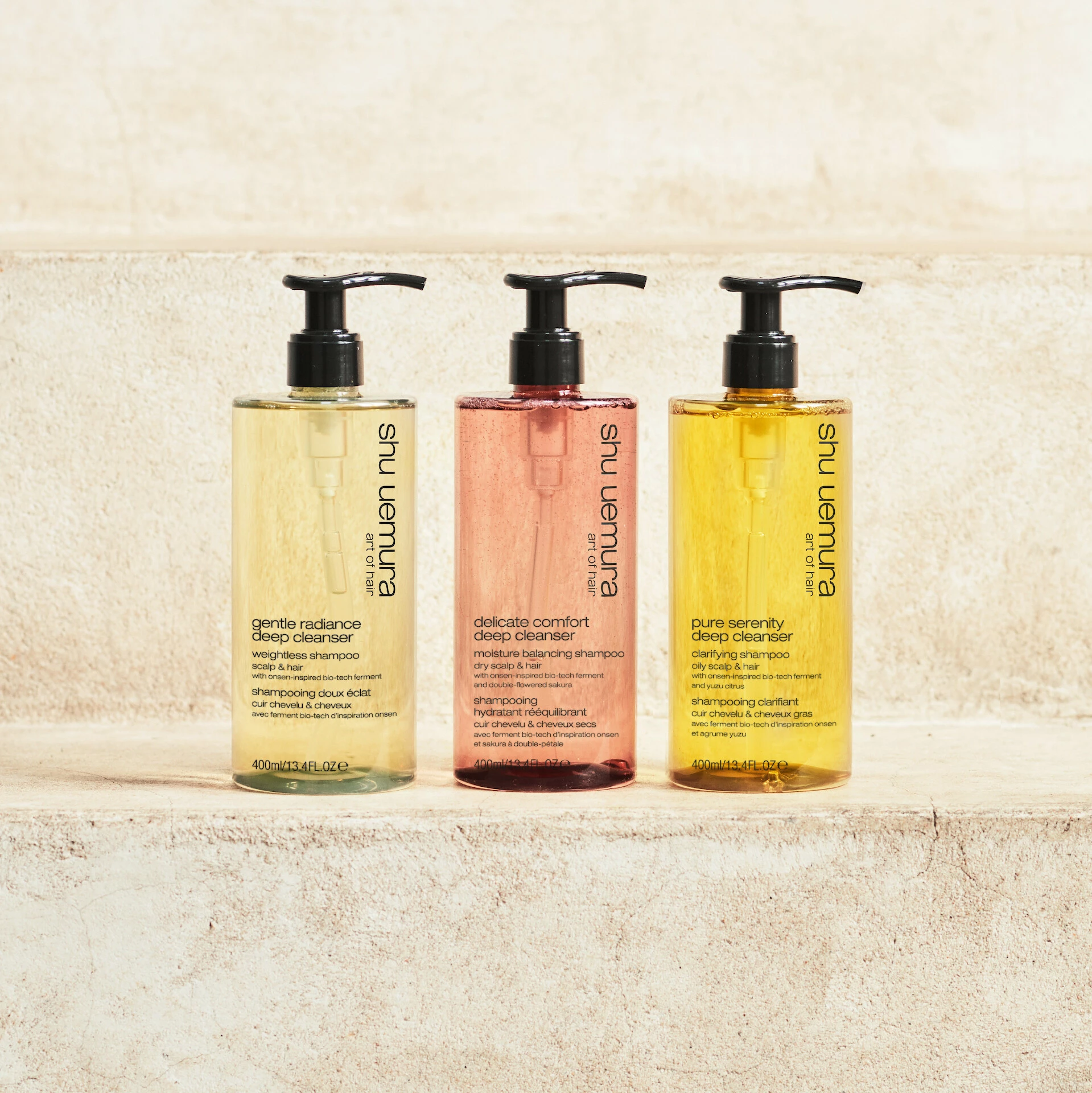 Șampon Deep Cleanser cu strălucire delicată 400 ml - Shu Uemura