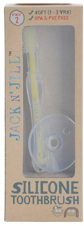 Jack N' Jill siliconen tandenborstel voor kinderen, zacht