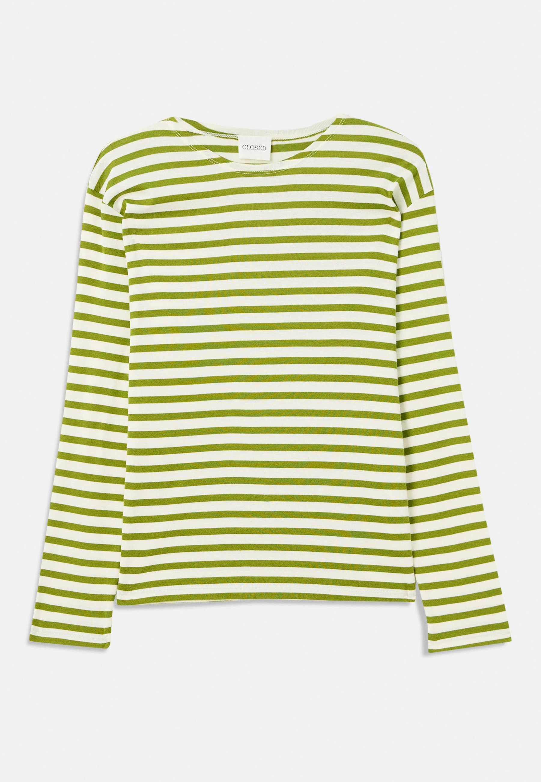 Geschlossenes Langarmshirt – pistaziengrün