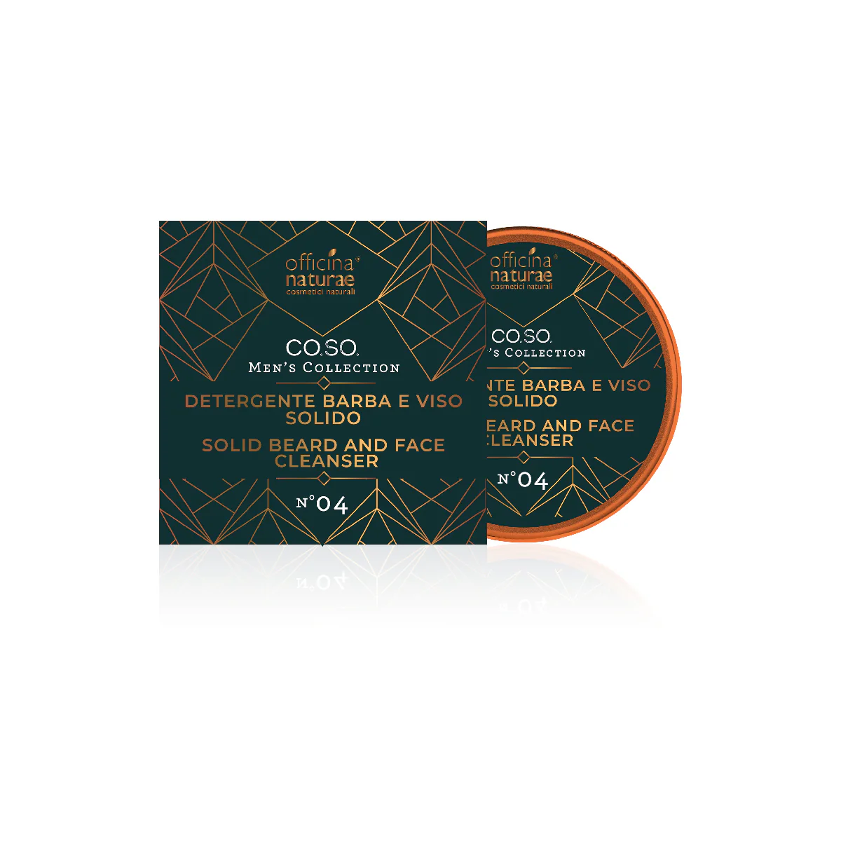 CO.SO. Men's Collection DETERGENTE BARBA E VISO SOLIDO N. 04 - Trattamento Barba, Sapone detergente viso