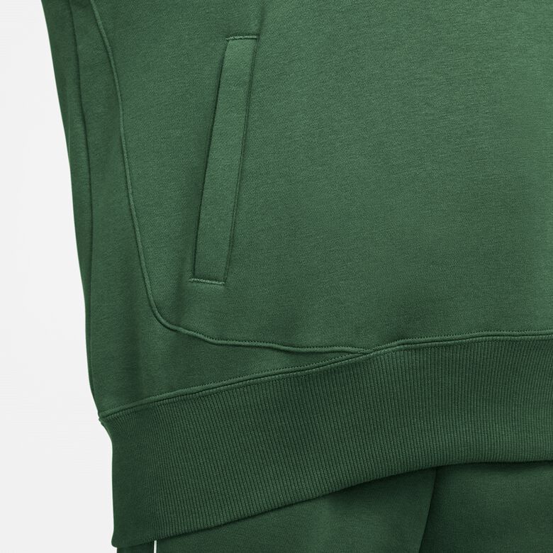 Sportieve fleece trui met capuchon