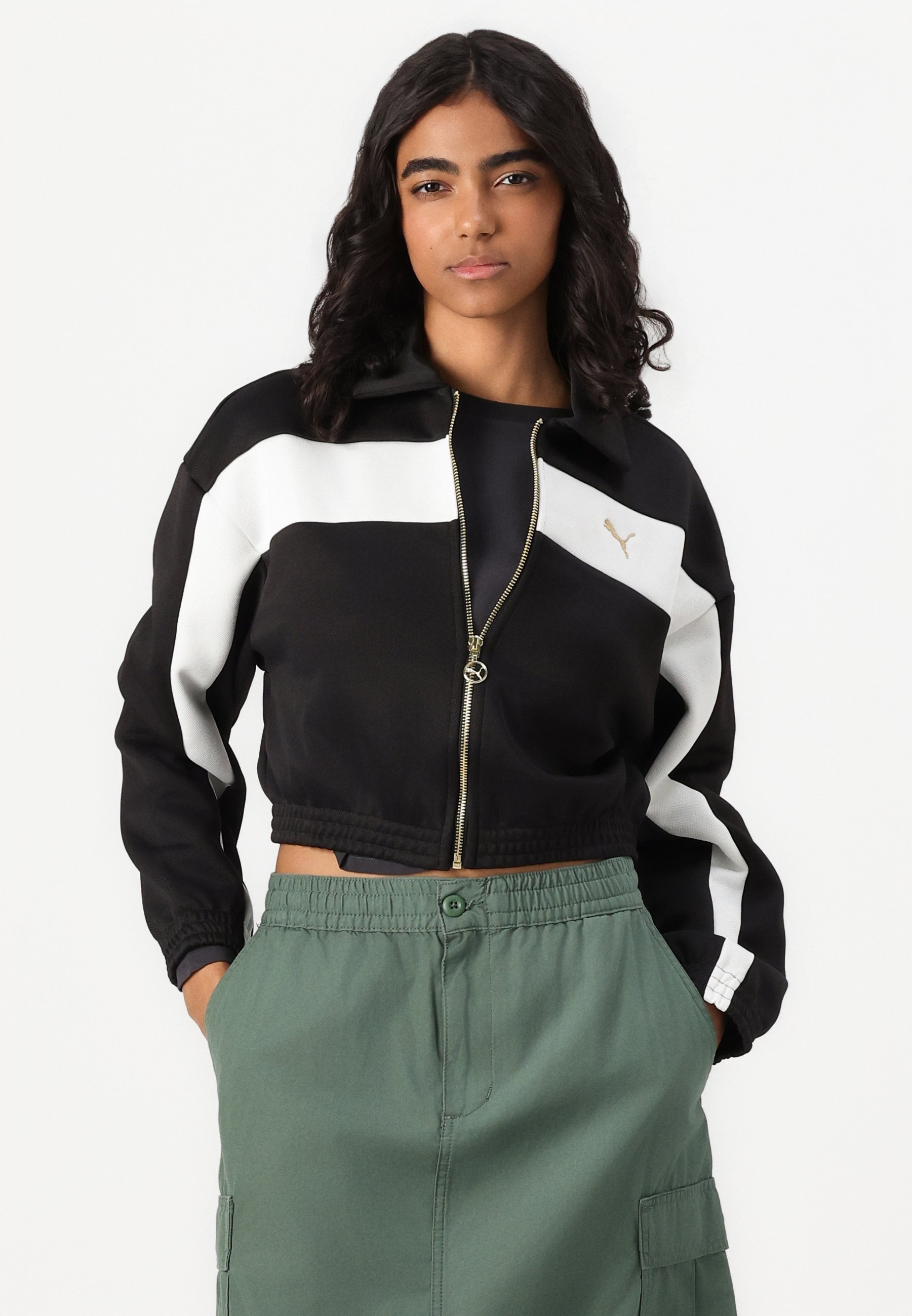 Puma CROPPED JACKET - Outdoorjack - zwart