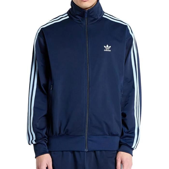 Chaqueta Adidas Firebird para hombre, color azul marino/azul.