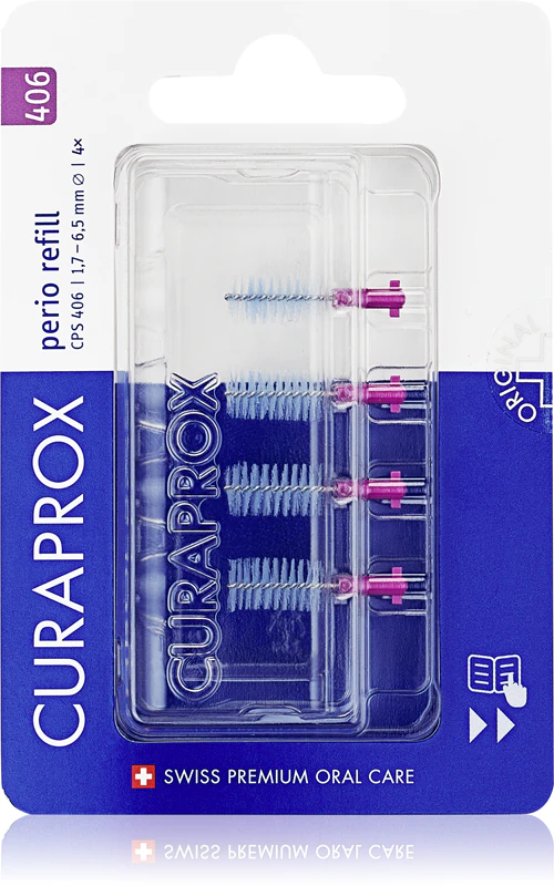 Escovas interdentais Curaprox CPS 406 Periodontais