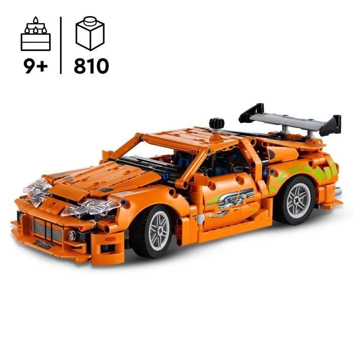 LEGO Technic 42204 Fast and Furious Toyota Supra MK4 - Leluauto 9-vuotiaille ja sitä vanhemmille pojille