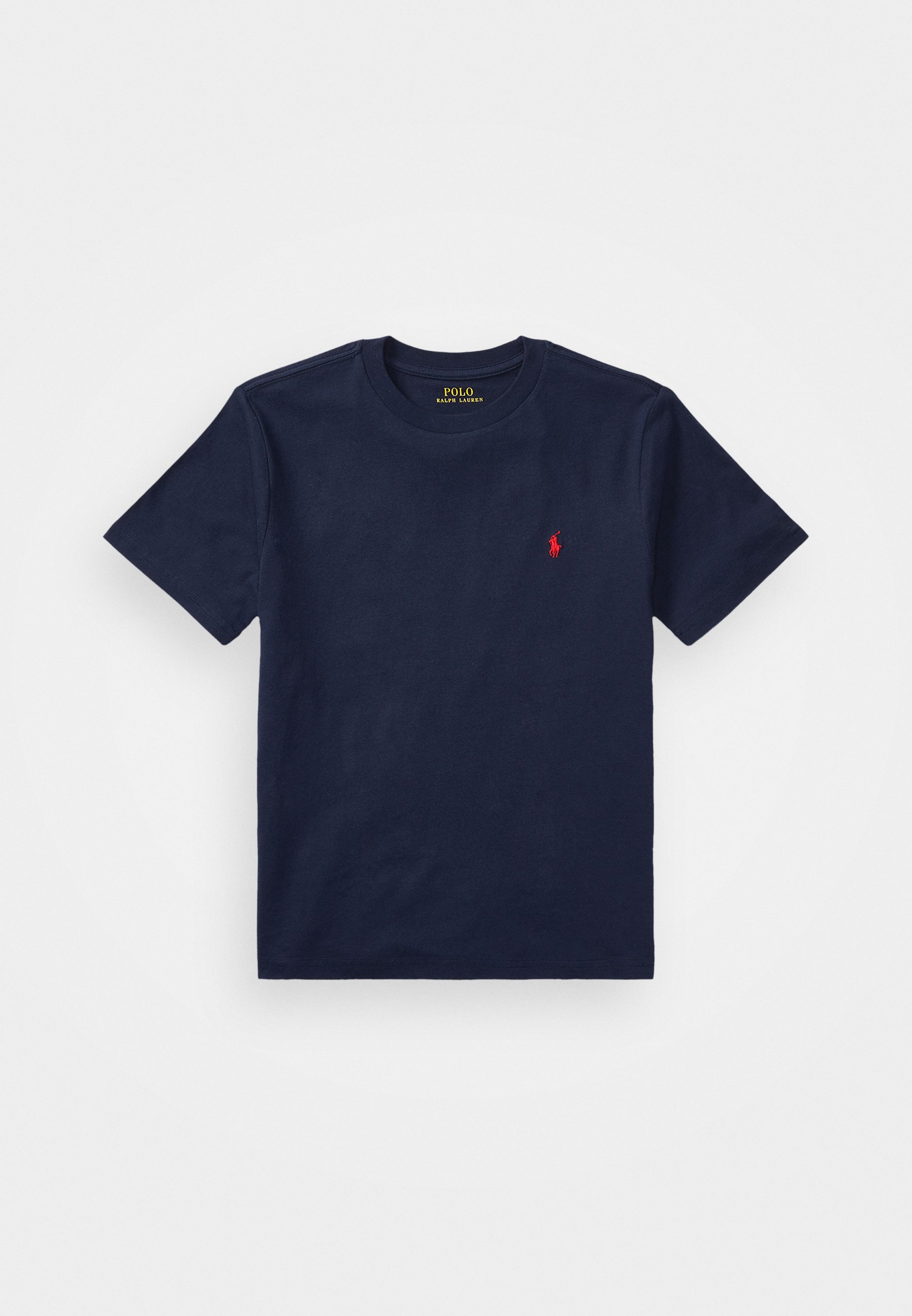 Polo Ralph Lauren T-shirt met ronde hals van katoenen jersey - Basic T-shirt - marineblauw