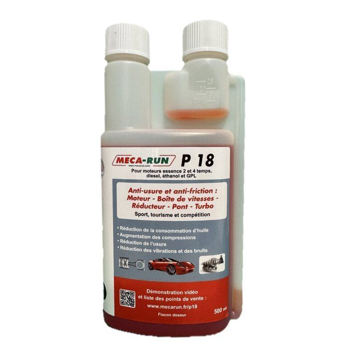 Aditivo para aceite de motor MECA-RUN P18 500 ml - Antiincrustante