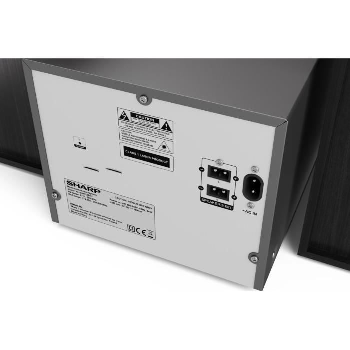 Sistema Hi-Fi SHARP XL-B517D - 45W - FM, DAB+ - Bluetooth - Preto