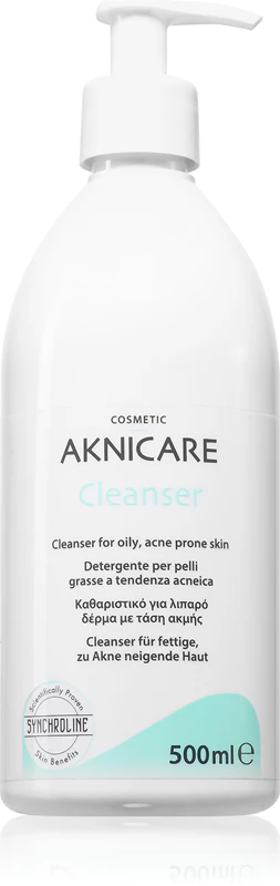 Synchroline Aknicare Cleanser: gel de limpeza redutor de sebo para peles problemáticas.
