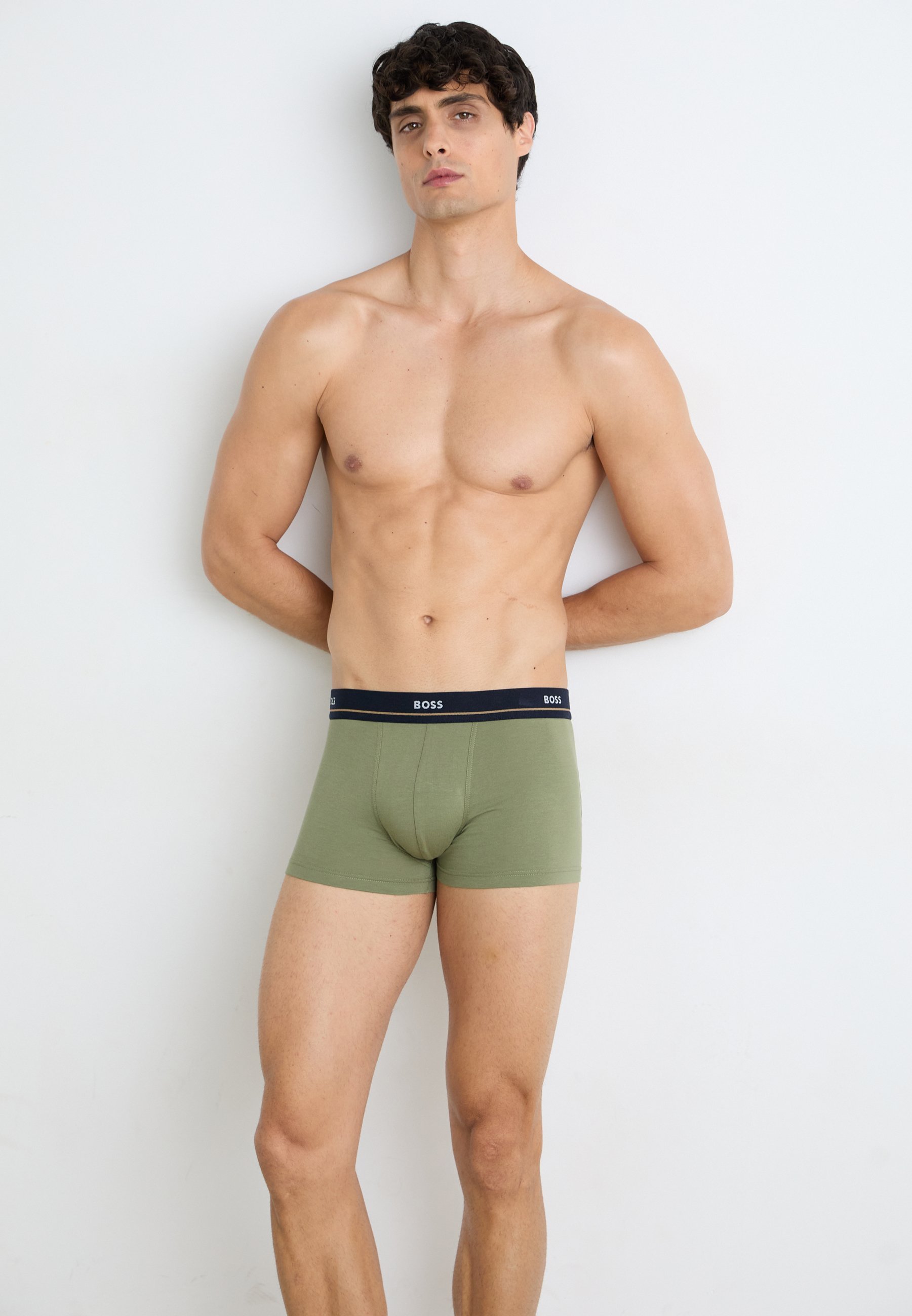 BOSS 5PACK ESSENTIAL - Boxershorts - zwart/groen/grijs