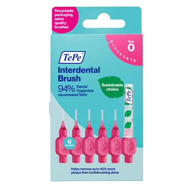 Originalus Tepe tarpdančių šepetėlis 0,4 mm, 6 vnt., 6 vnt.