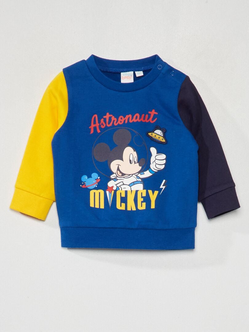Mickey Mouse, Astronaut, Disney Sweatshirt - Blauw