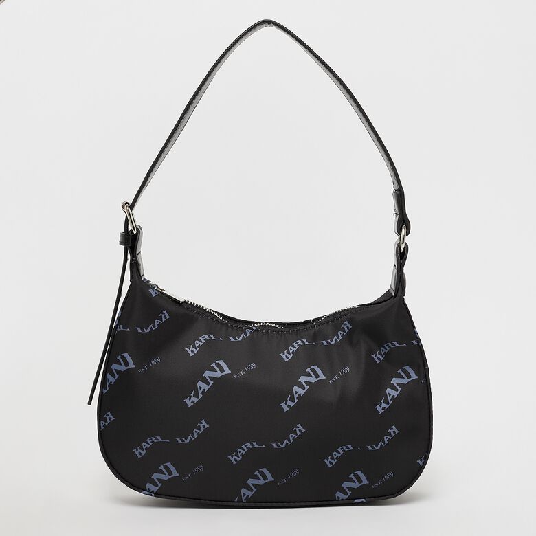 Wavy Retro All Over Print Shoulder Bag