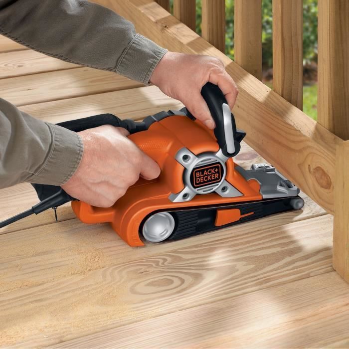 Ponceuse à bande filaire - BLACK+DECKER - KA88-QS - 720W - 75 x 193 mm