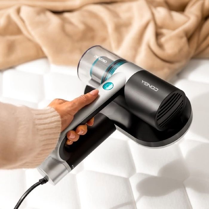 Cecotec Aspirateur pour Matelas et Tapisseries Conga Rockstar 3000 Mattress. 300 W, 10 kPa, Lumière Ultraviolette UV-C