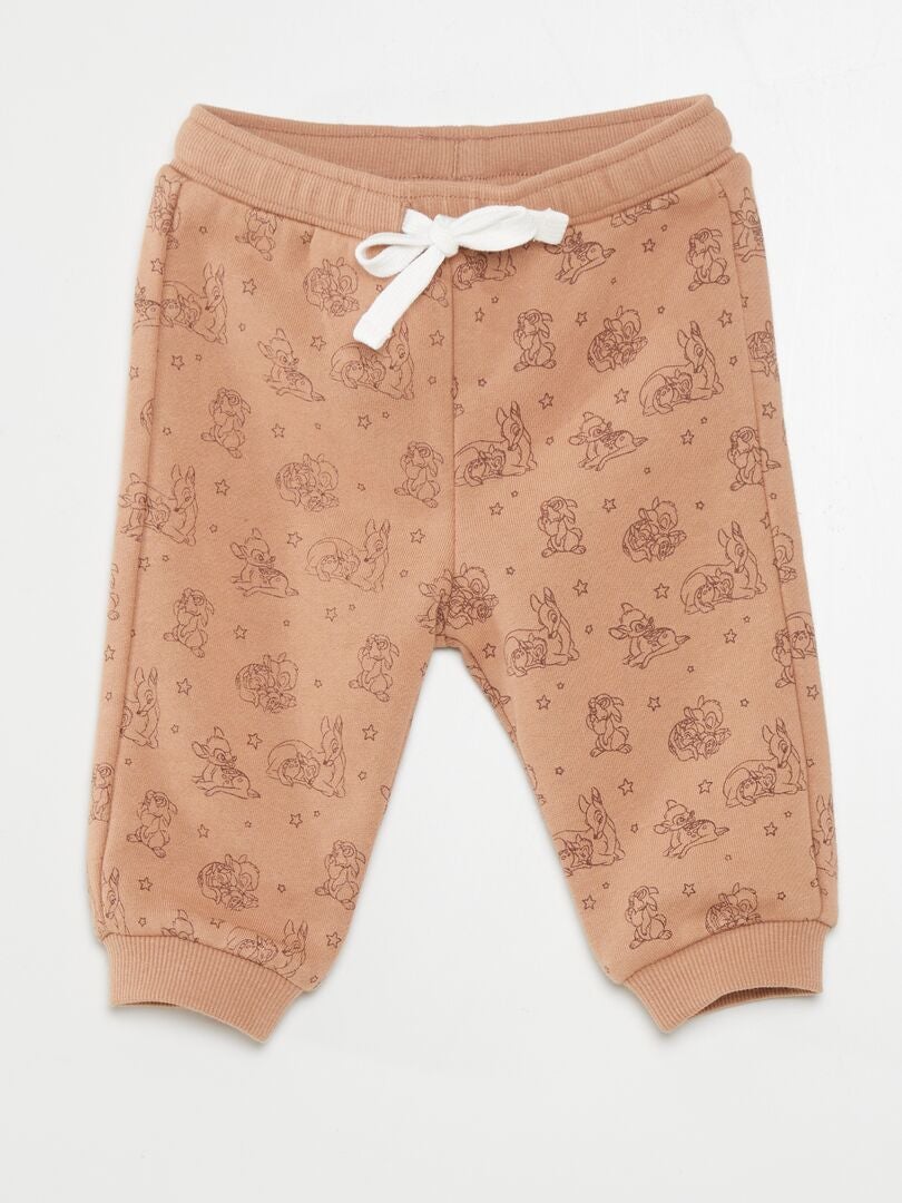 Sweatshirt + broek + tuinbroek set - BEIGE