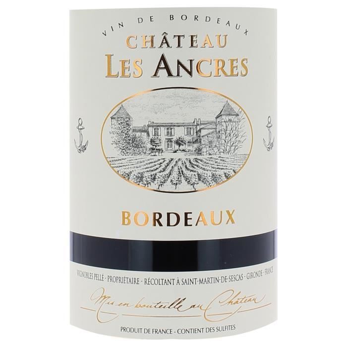 Châteaux Les Ancres 2020 Burdeos - Vino Tinto Burdeos