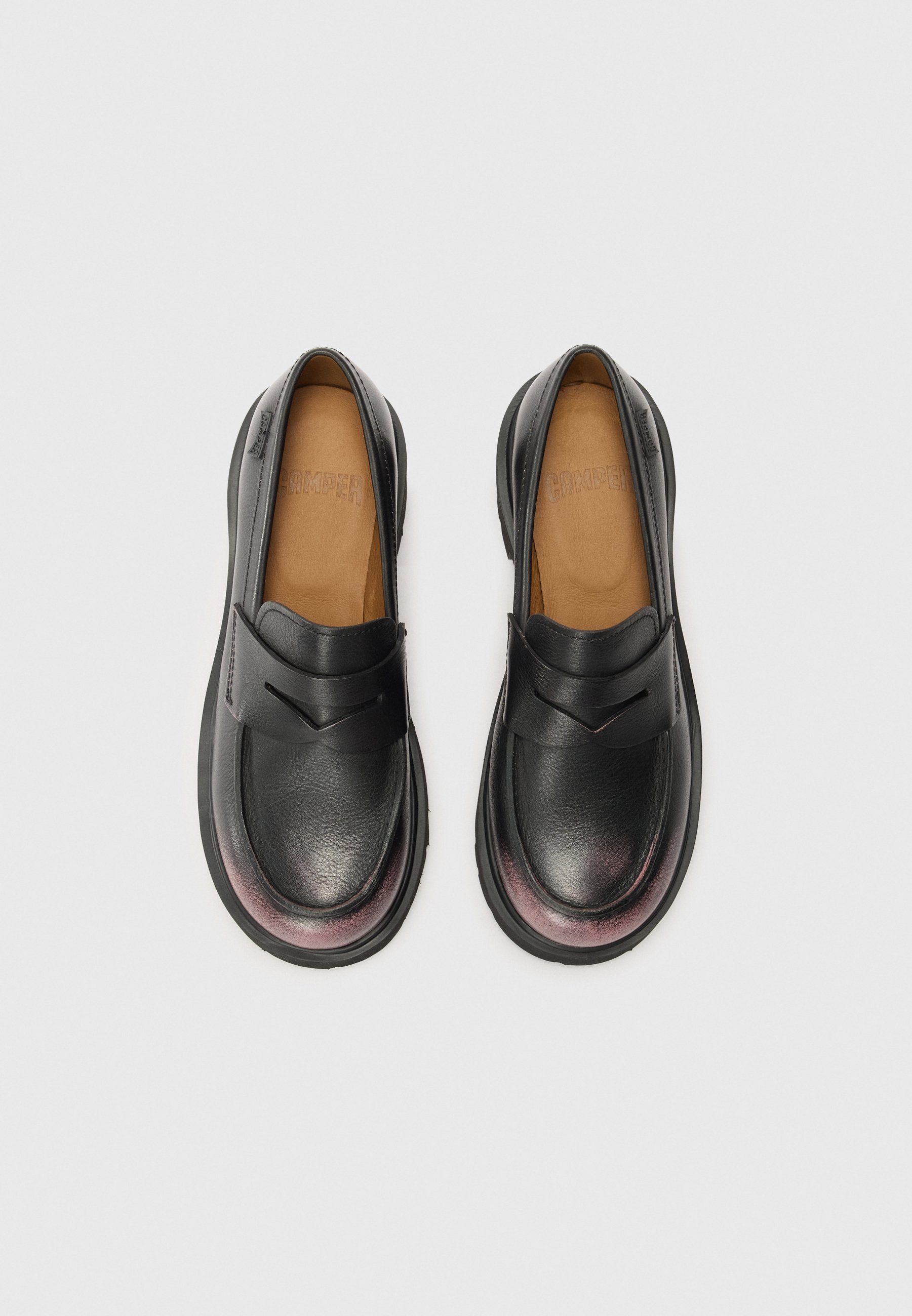 Camper MILAH - Plateauhakken - zwart/mauve
