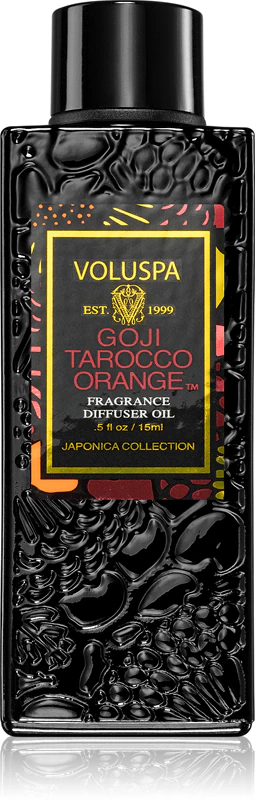 Óleo de fragrância de laranja VOLUSPA Japonica Goji Tarocco