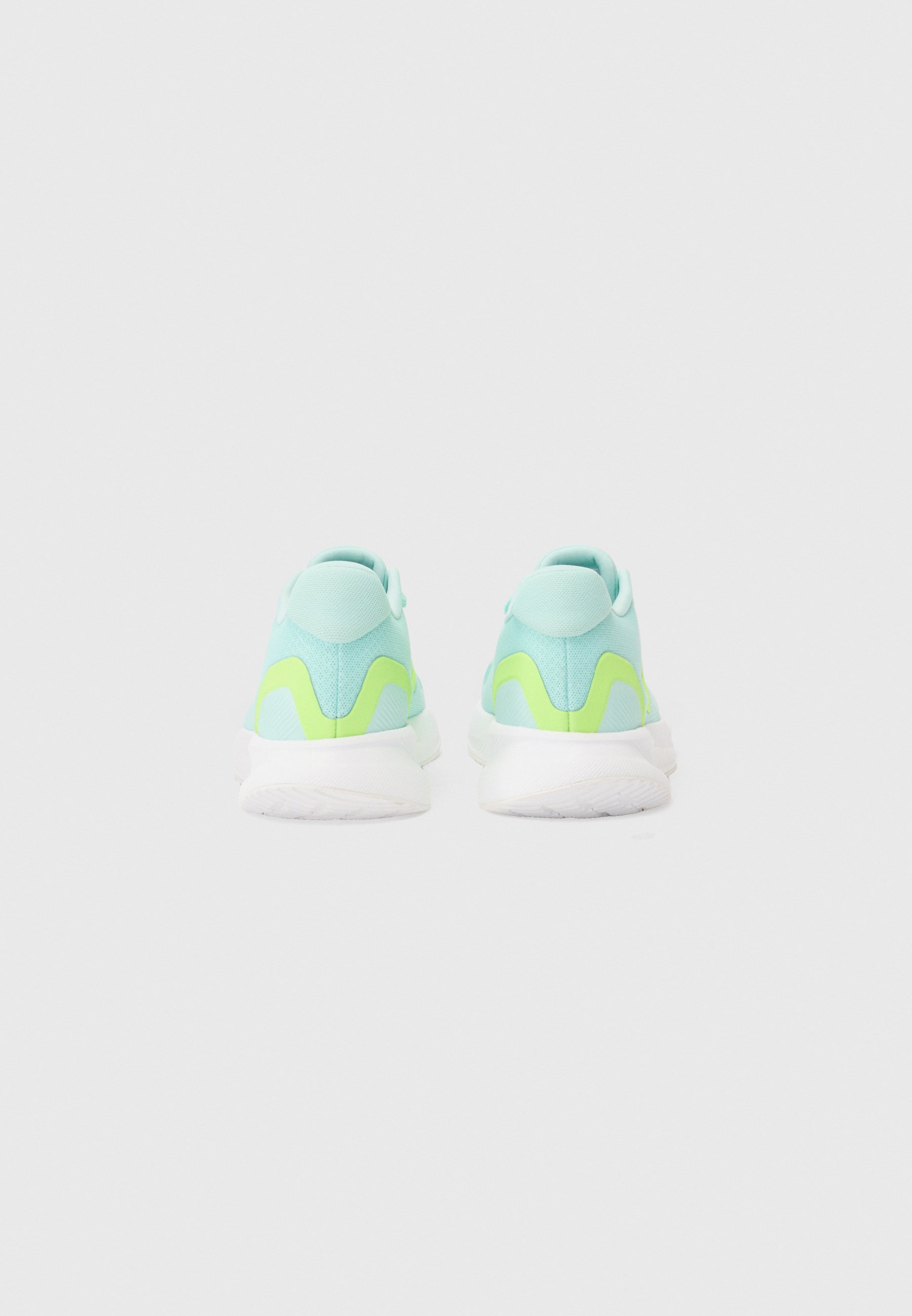 adidas Performance RUNFALCON - Cestovne tenisice za trčanje - semi-flash aqua/lucid lemon/core black