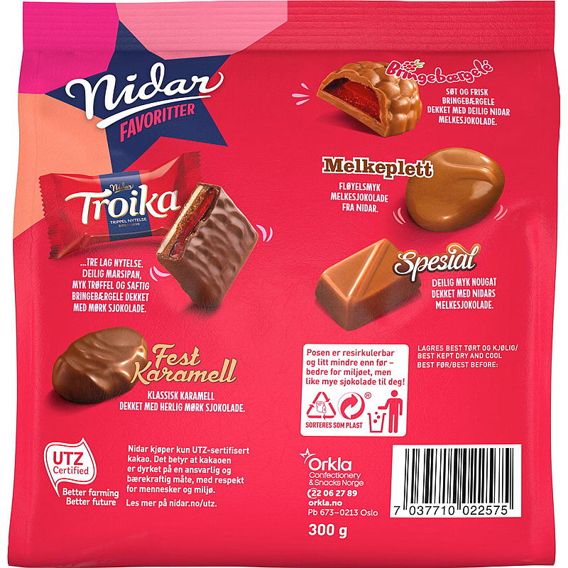 Nidar Nidar favoriter 300 g Troika