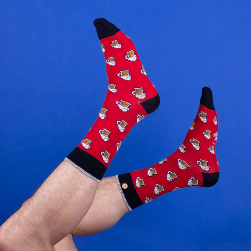 Cabaia Chaussettes Léopold & Zoé rouge
