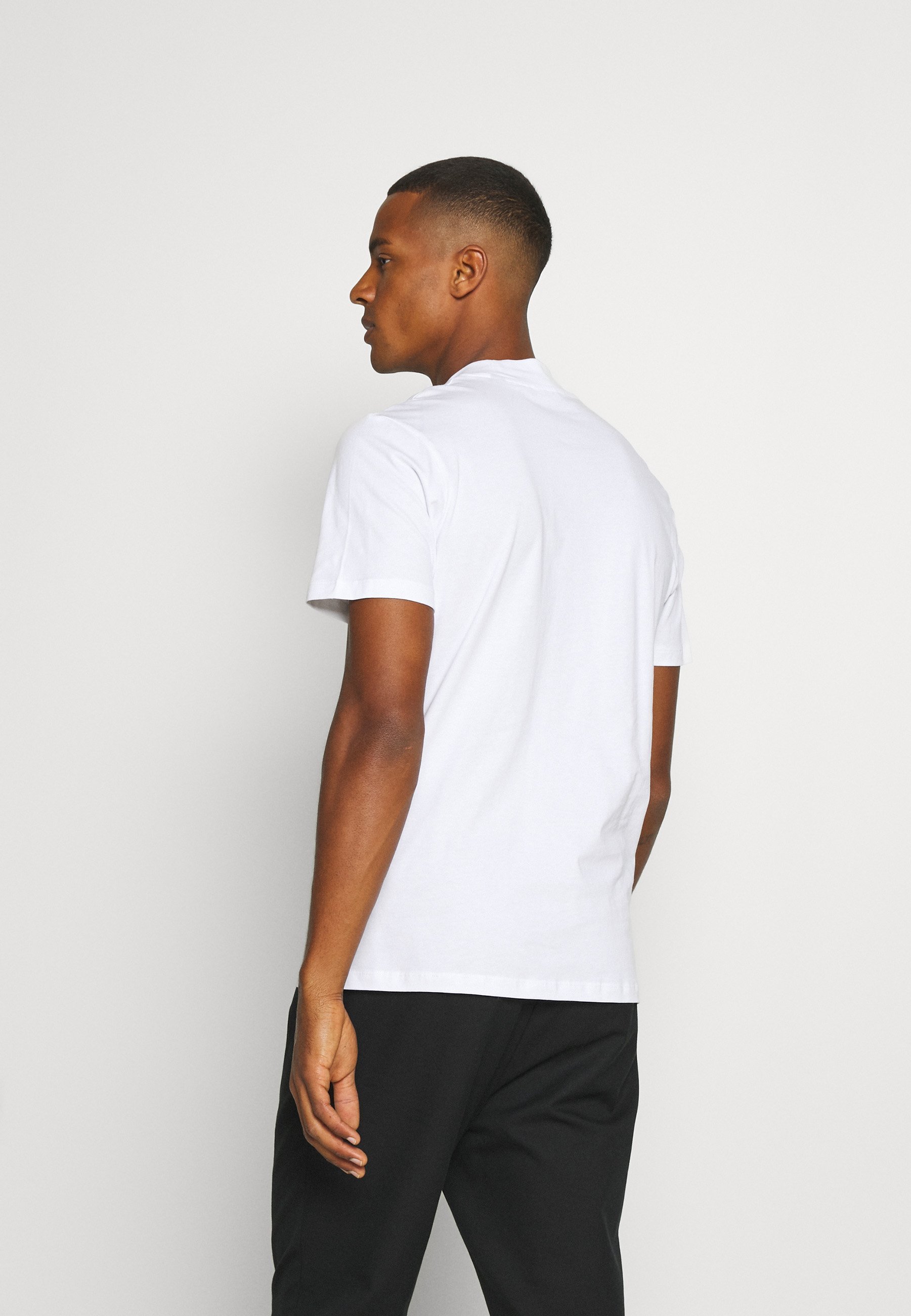Jack & Jones PREMIUM JPRBLA BASIC TEE TURTLE 2 PACK - Basic T-Shirt - weiß/schwarz