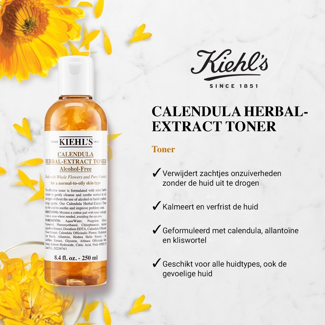Kiehl's kliņģerīšu toneris - 250 ml - ierobežota tirāža