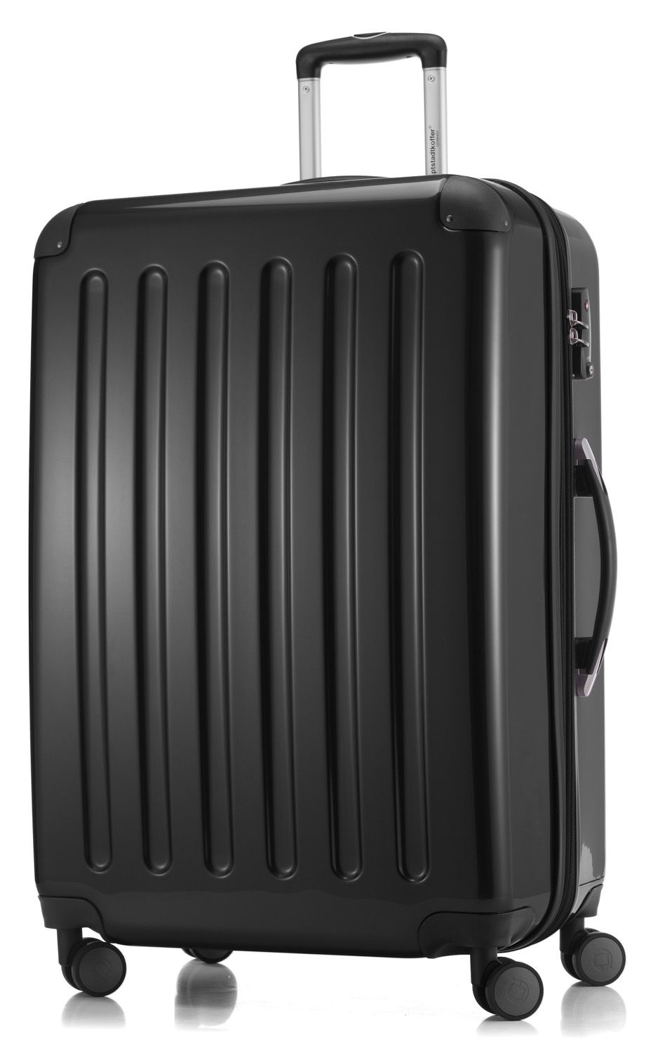 Alex - handbagage met harde schaal, glanzend appelgroen, 55 cm, 42 liter