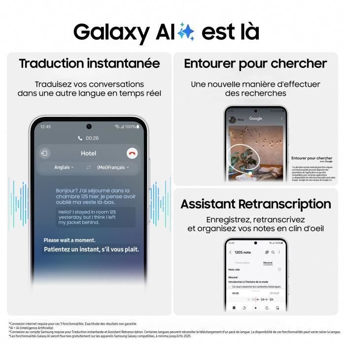Samsung Galaxy S23 FE  Smartphone 256 Go Vert