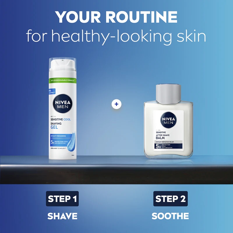 NIVEA MEN Sensitive skutimosi gelis vyrams