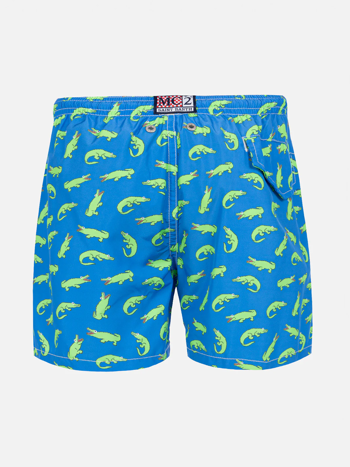 Disfraz infantil Bluette con estampado de cocodrilo verde