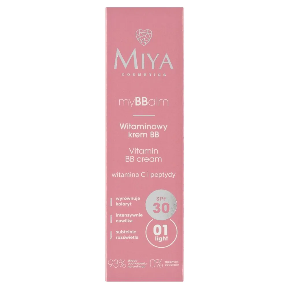 Miya myBBalm BB SPF30 - Witaminowy krem BB SPF30 01 Light 30ml