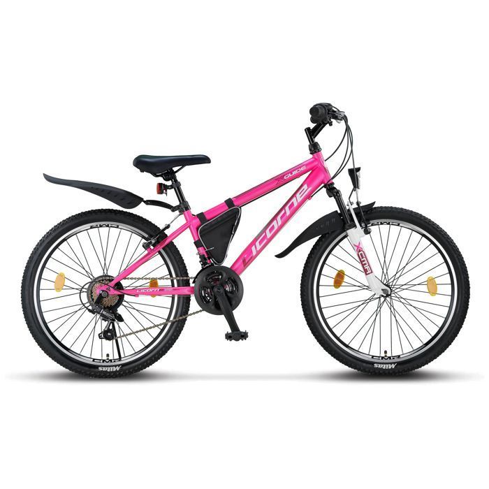 Mountain Bike - Unicorn - Full Suspension - 24 inches - 21 Speeds - Hydraulic Suspension - Unisex - Cross Country