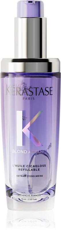 Óleo hidratante Kérastase Blond Absolu L'huile Cicagloss para cabelos loiros e com mechas.