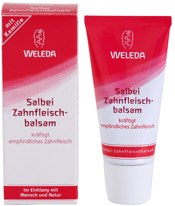 Bálsamo para gengivas Weleda Dental Care com sálvia