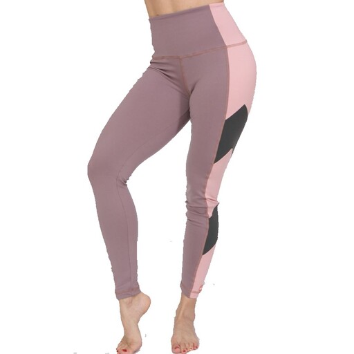 Dam Suplex sportleggings i lila, grått och rosa