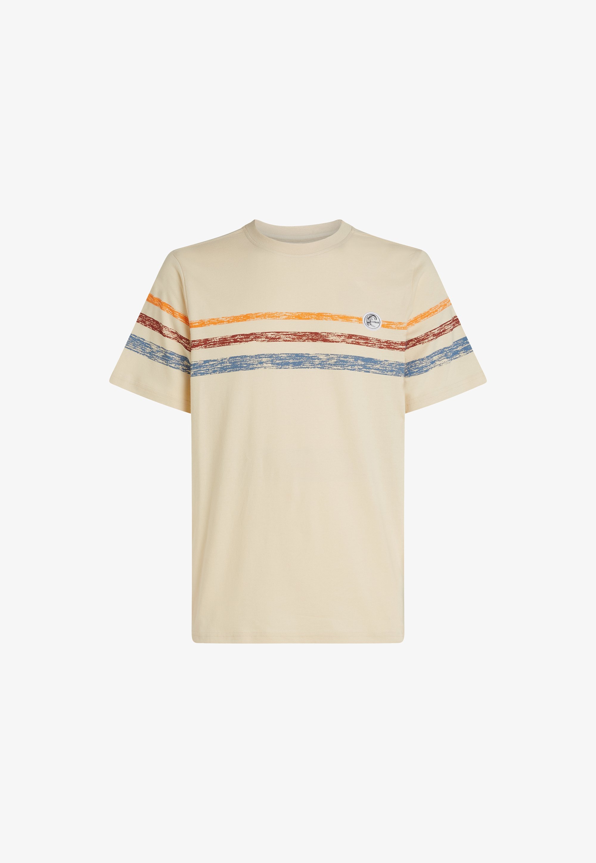 O'Neill O'RIGINALS STRIPE T-SHIRT - Triko s potiskem - black