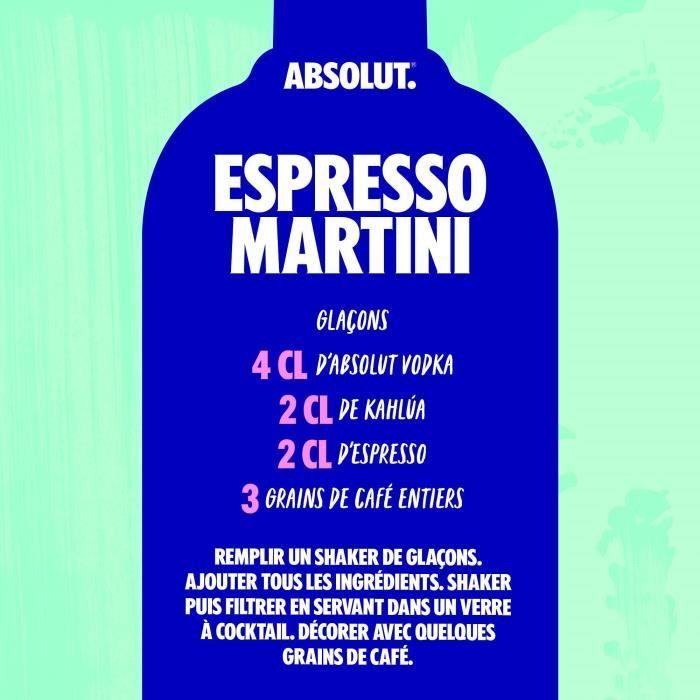 Absolut - Vodka sueco original - 40,0% vol. - 100 cl
