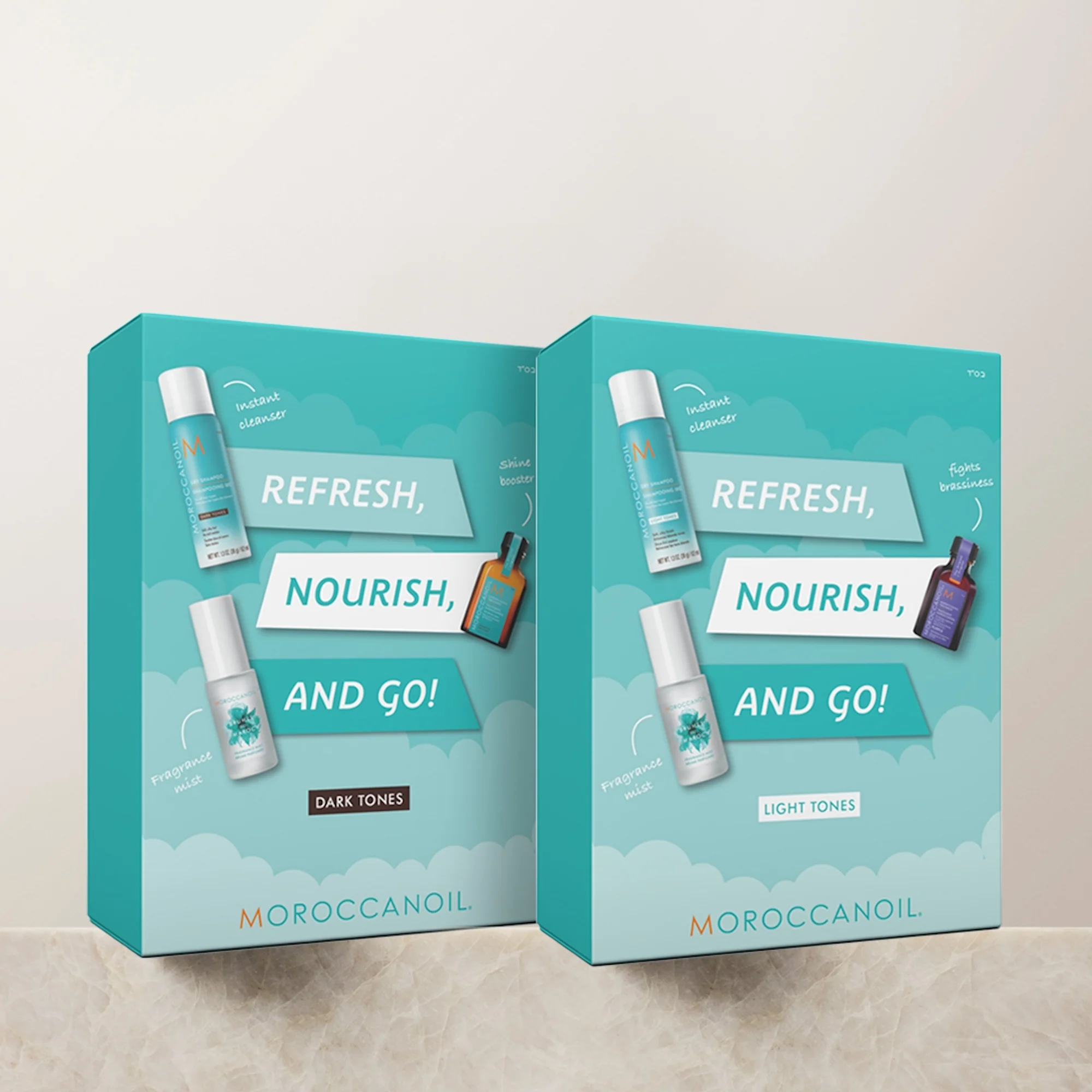 Essential Refresh, Nourish & Go 2025 - Dark Tones - Cofanetti per Capelli